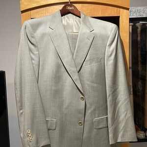 Daniel creamieux beige suit